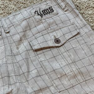 Vintage Y2K Vans Shorts Size 34 Baggy Grunge Skateboarding Embroidered